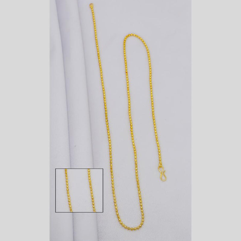 Mahavir Dye Gold Plated Chain