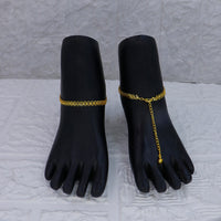 Mahavir Dye Gold Plated Traditional Payal \ Anklet  (Pack of 12)
