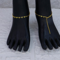 Mahavir Dye Gold Plated Traditional Payal \ Anklet  (Pack of 12)
