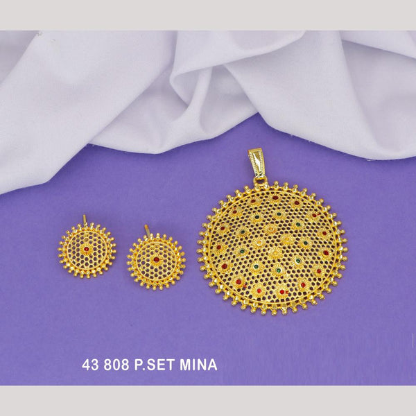 Mahavir Gold Pendant Set