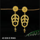 Mahavir Gold Plated Dangler Earrings