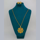 Mahavir Gold Meenakari Chain Pendant Set