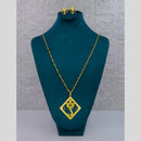 Mahavir Dye Gold Plated Designer Chain Pendant Set (Pack of 6)