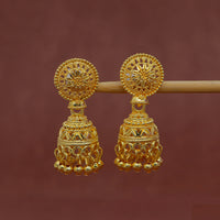 Mahavir DYE Gold Plated Premium Pearl Jhumki Earrings (Pack of 6)