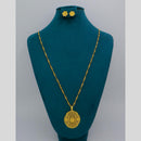 Mahavir Dye Gold Plated Designer Chain Pendant Set (Pack of 6)