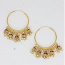 Mahavir Gold Plated Jhumki Earrings