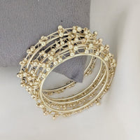 Shree Asha Bangles Stylish Pearl Bangles Set (Pack Of 12)