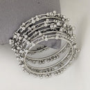 Shree Asha Bangles Stylish Pearl Bangles Set (Pack Of 12)