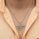 Urthn " Shree Ram " Silver Chain Pendant (Pack Of 6)
