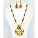Mahavir Gold Plated Pendant Set