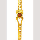 Lalita Creation Elegant Gold Plated Rudraksh Bracelet Spiritual & Traditional Jewellery for Men
