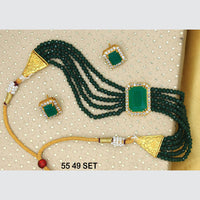 Mahavir Gold Plated Choker Necklace Set