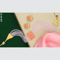 Mahavir Gold Plated Choker Necklace Set