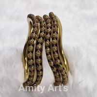 Amity Arts Designer Beaded Bangles Set 