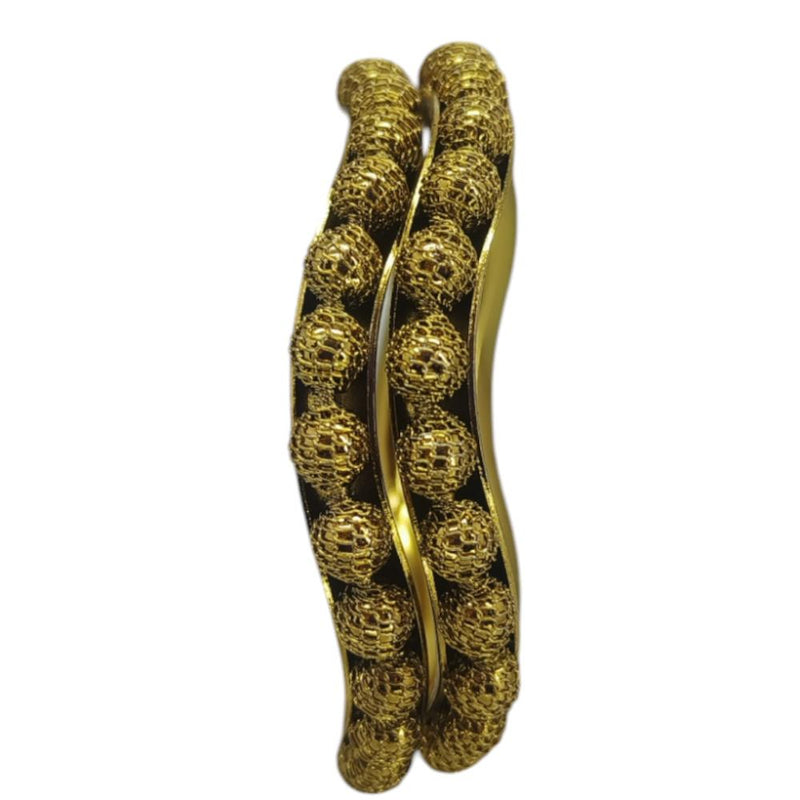 Amity Arts Mehndi Plated  Bangle  (2 Piece)