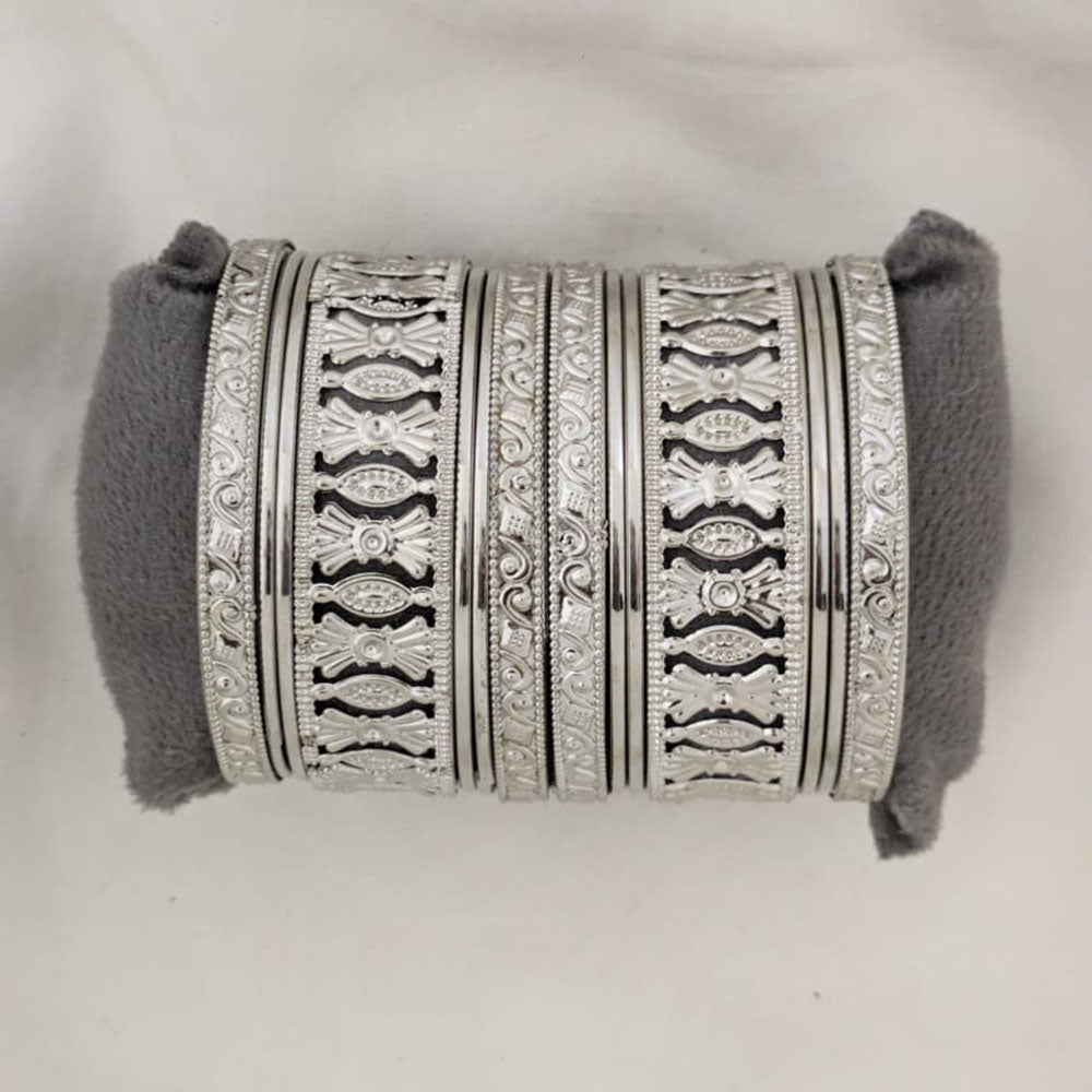 Shree Asha Bangles Oxidised Plated Bangles Set