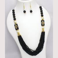 Mahavir Gold Plated Long Necklace Set