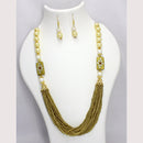 Mahavir Gold Plated Long Necklace Set