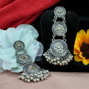 Blythediva 2 Tone Plated Ghungroo Dangler Earrings