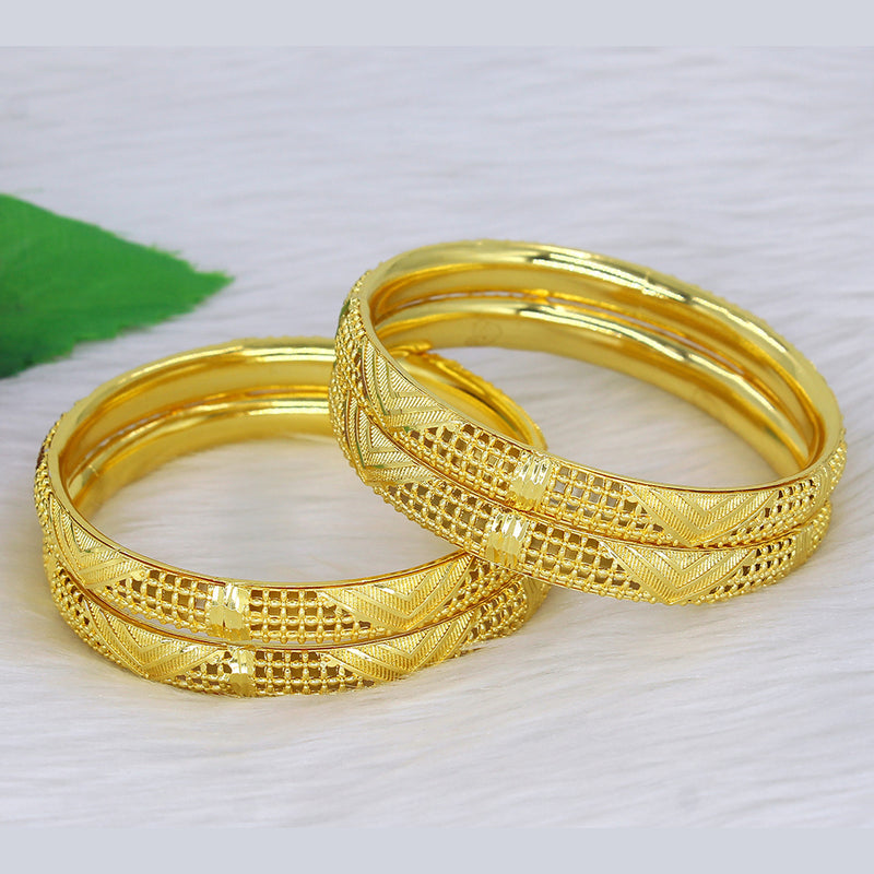 Mahavir Dye Gold Plating Bangles Set