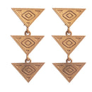 Wearhouse Fashion Gold Plated Dangler Earrings