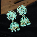 Mahavir Gold Plated Jhumki Earrings