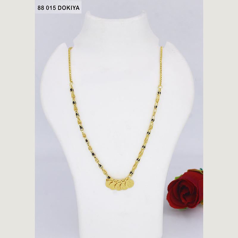 Mahavir Dye Gold Dokiya Necklace