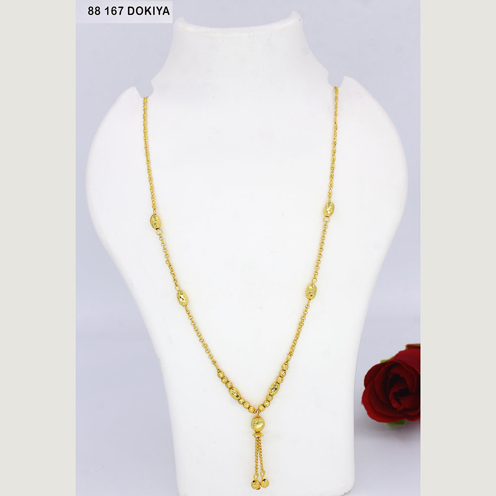 Mahavir Dye Gold Dokiya Necklace