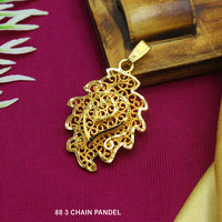 Mahavir Dye Gold Chain Pendant