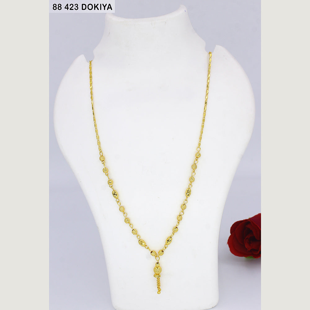 Mahavir Dye Gold Dokiya Necklace