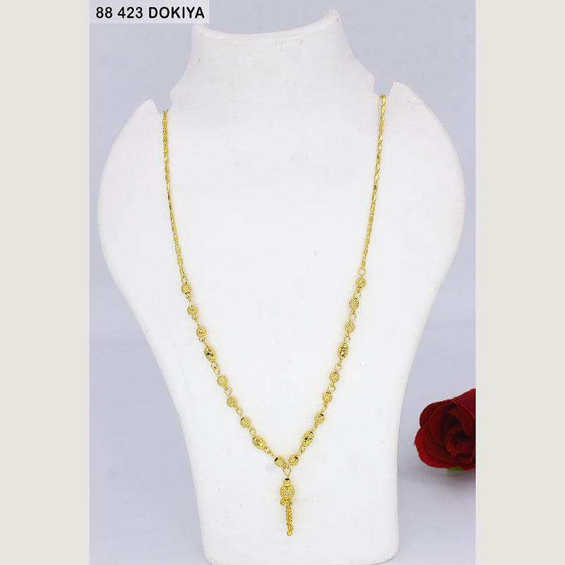 Mahavir Dye Gold Dokiya Necklace