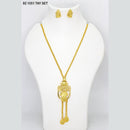 Mahavir Gold Plated Chain Pendent Set