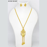 Mahavir Gold Plated Chain Pendent Set
