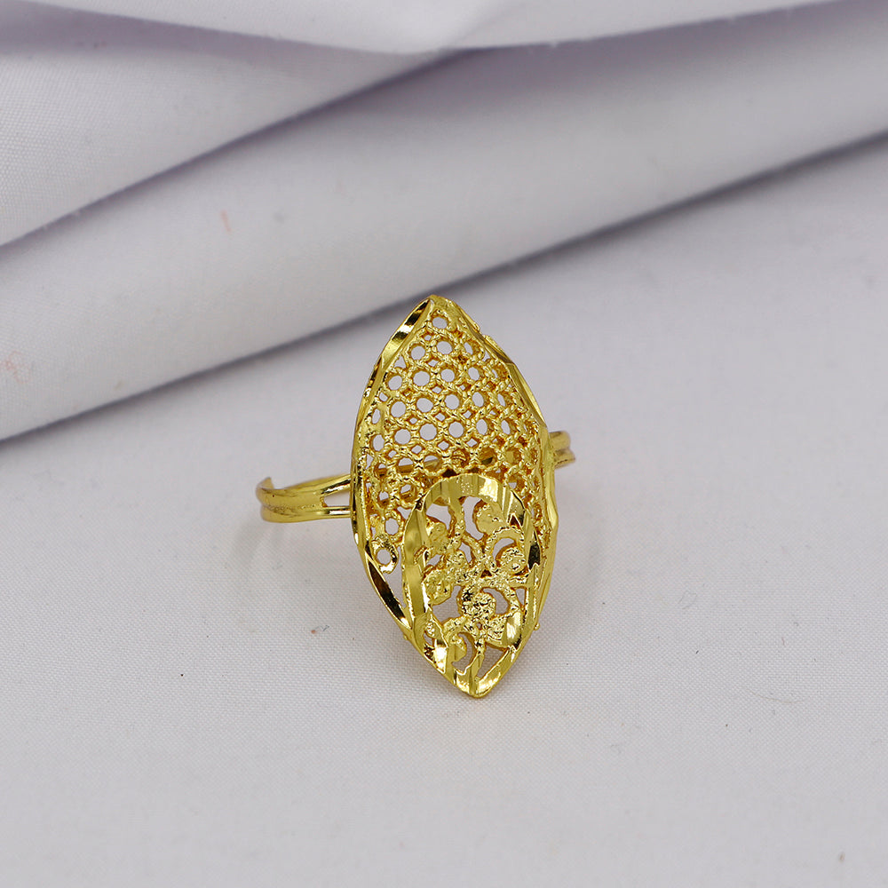 Mahavir Elegant Gold Plated Ring For Women (Pack of 24)
