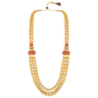 Asmitta Gold Plated Long Necklace Set