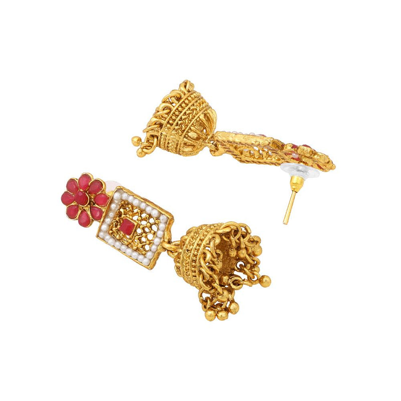 Asmitta Gold Plated Long Necklace Set