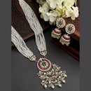 Asmitta Gold Plated Kundan Long Necklace Set