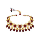 Asmitta Gold Plated Kundan Necklace Set