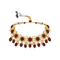 Asmitta Gold Plated Kundan Necklace Set