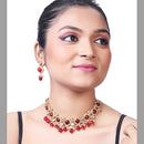 Asmitta Gold Plated Kundan Necklace Set