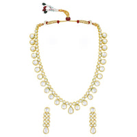 Asmitta Gold Plated Kundan Necklace Set