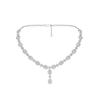 Asmitta Silver Plated Austrian Stone Necklace Set