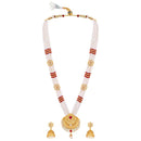 Asmitta Gold Plated Long Necklace Set