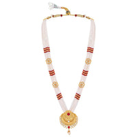 Asmitta Gold Plated Long Necklace Set