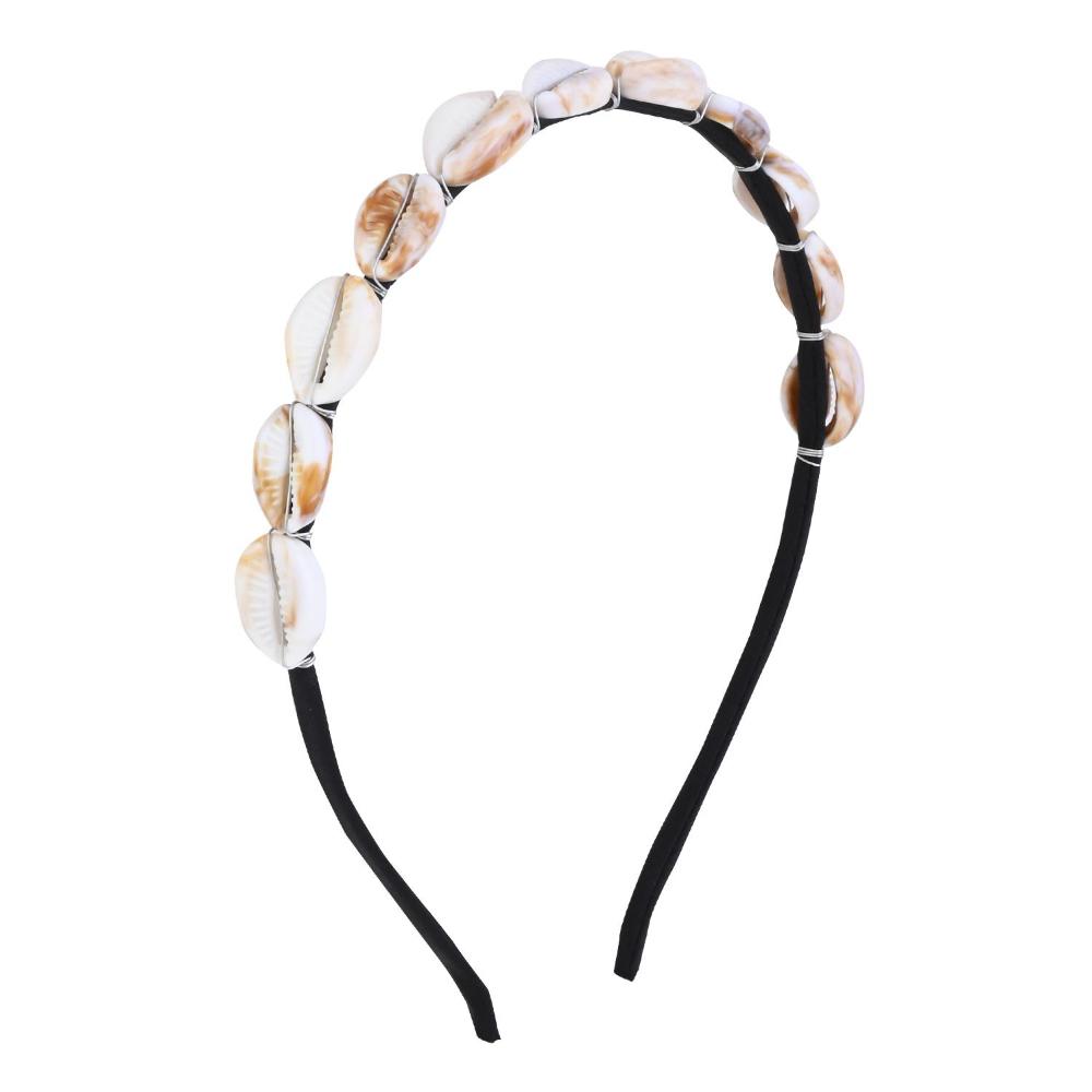 Etnico Ethnic Boho Style Cowrie Shell Hairbands Head Piece Hair Accessories For Women (A99HB22)