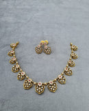 LAFZ Sparkling Floral Link Necklace Set
