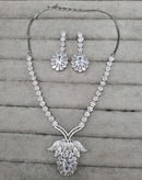 LAFZ  Sparkling White Stone AD Jewellery Set