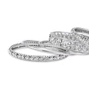 Etnico Navratri Ethnic Stylish Latest Fashion Silver Plated Stone Work Bangles Set For Women (ADB527S)