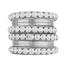 Etnico Ethnic Stylish Latest Fashion Silver Plated Stone Work Bangles Set For Women (ADB529)
