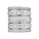 Etnico Navratri Ethnic Stylish Latest Fashion Silver Plated Stone & Mirror Work Bangles Set For Women (ADB531)